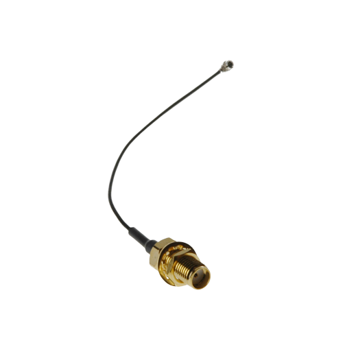 M2MAC-UF-20-SFP - U.FL to SMA-Female BLK 200mm adapter