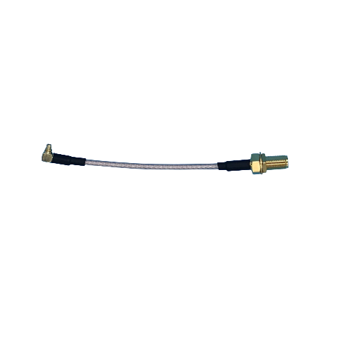 M2MAC-316-MR-08-SFP - MMCX RA to SMA-Female Bulkhead Jack 100mm RG316